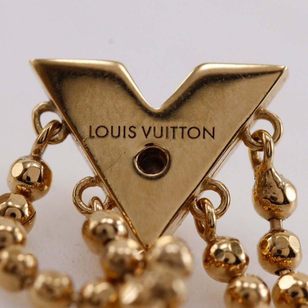 LOUIS VUITTON Gold Earrings - Picture 10 of 11